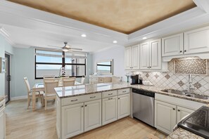 Private kitchen - Beachfront Condo - Make Naples your Dream Destination! (Naples)