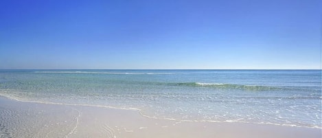 Vlak bij het strand