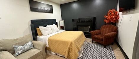 1 habitación, wifi y ropa de cama