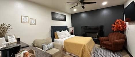 1 habitación, wifi y ropa de cama