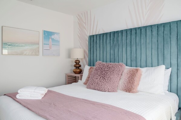 1 bedroom, iron/ironing board, bed sheets