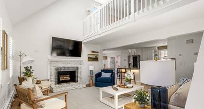 Family Beach house w/ hot tub, fire-pit, workspace