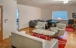 TV, fireplace, DVD player