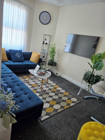 Living area. A 2beds luxury stylish apartment in queen street Wolverhampton