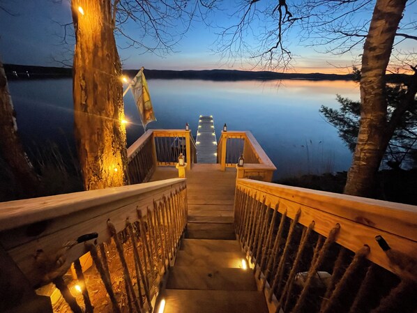 Property grounds - Experience the magic of Misty Shores at North Pond in Smithfield Maine! (Smithfield)