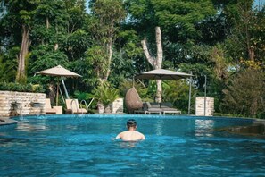 Blick von der Unterkunft