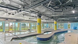 Indoor pool, a heated pool - Oceanfront Condo+Pools, Lazy River, Beach Access (Myrtle Beach)