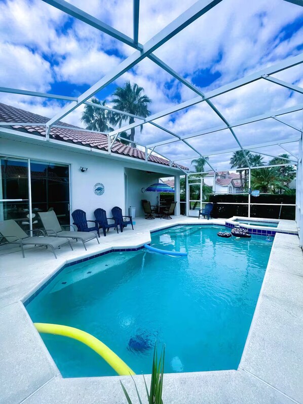 Pool - Dream Villa W/ Pool Near Disney3 Bed 2 Bath, (Davenport)