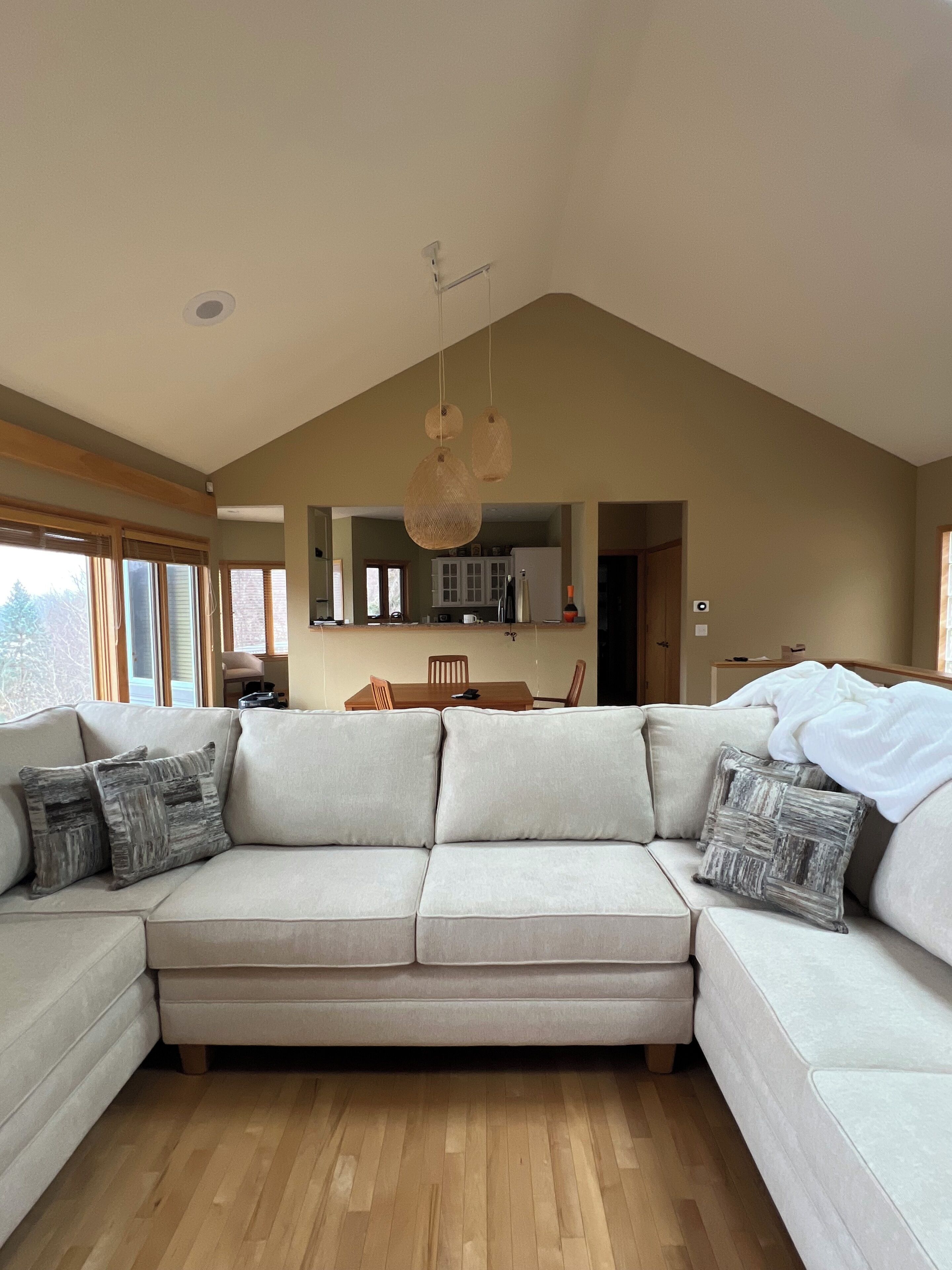 TV connectée, cheminée