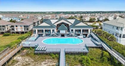 Ocean View 4BR-4BA - Beach Access & Pool + Linens - Pet Friendly