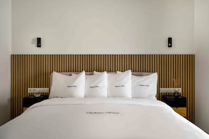 Luxury-Apartment, 2 Schlafzimmer, KĂŒche, Poolblick | 2 Schlafzimmer, BettwĂ€sche aus Ă€gyptischer Baumwolle