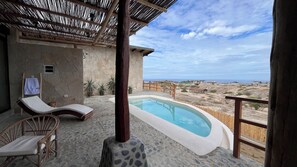 Terrace/patio - 🏝 Luxury villa in Vichayito: infinity swimming pool, private forest, ocean view, 14 p (Vichayito)