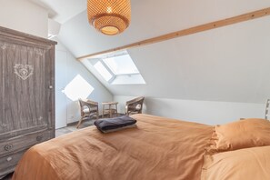 1 makuuhuone, vuodevaatteet