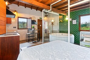 1 habitación y ropa de cama 