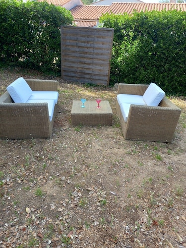 Family house with garden 8 minutes from the beach and surf at Vert Bois, ideal for nature and biking