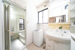 Hair dryer, slippers