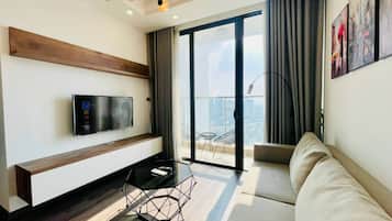 Televisión 42 pulgadas con canales de televisión por cable