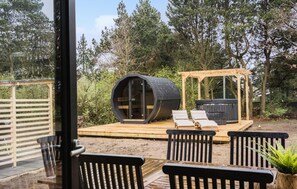 Outdoor dining - Amazing home in Skjern with sauna (Skjern)