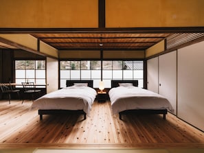 2 habitaciones y ropa de cama