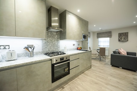 Premium Apartment, Private Bathroom | Private kitchen