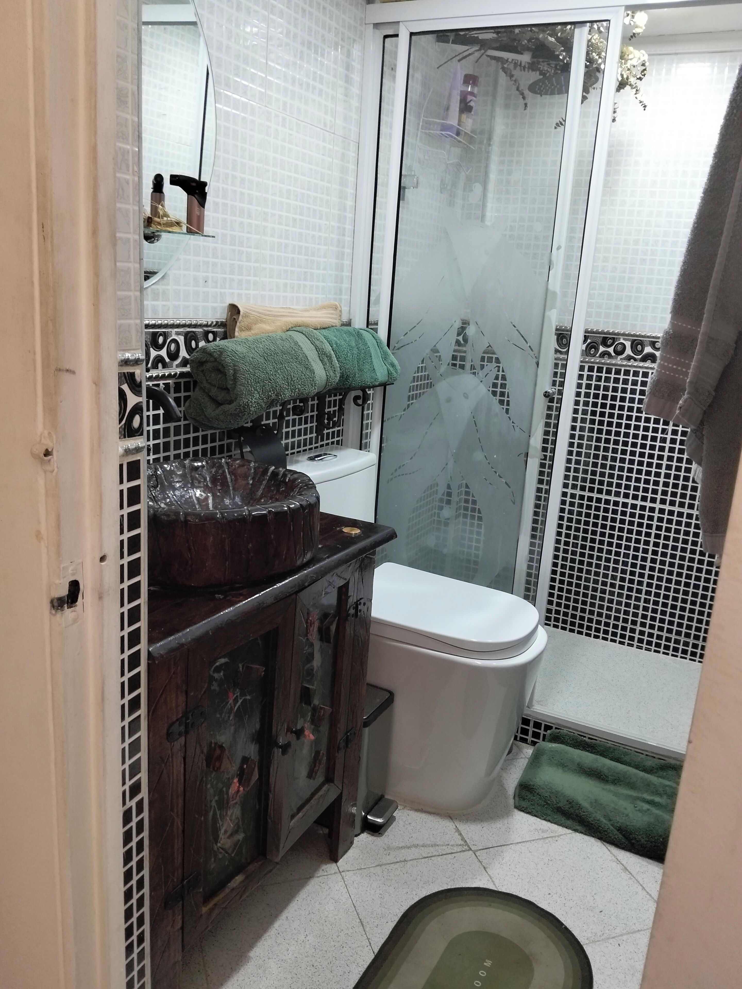 Handtücher, Seife, Toilettenpapier