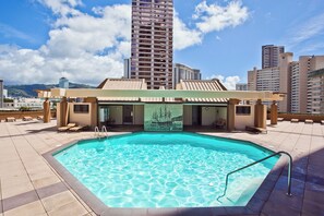 Pool - 2-Bedroom Ocean View, Perfect Location in Waikiki! (Honolulu)