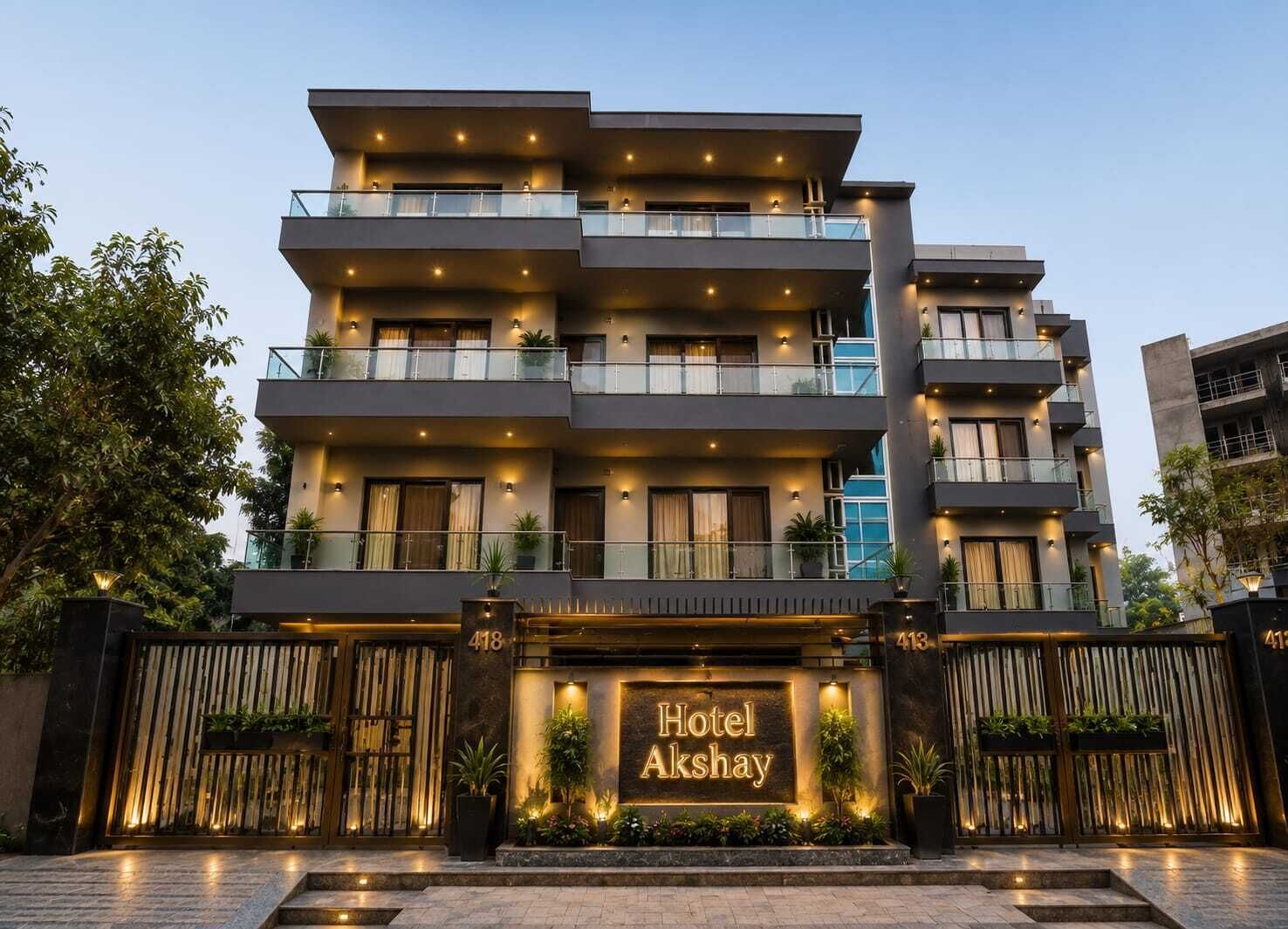 Fachada del alojamiento