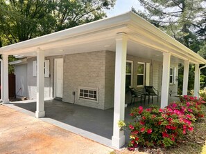 Exterior - Charming Casita with Fenced Yard & Wrap-Around Porch, Just Minutes from Town! (Gainesville)