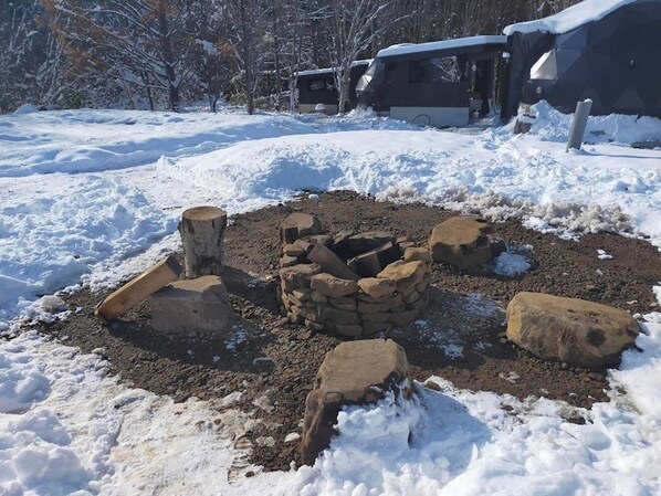 Overnatningsstedets område