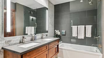 Hair dryer, towels
