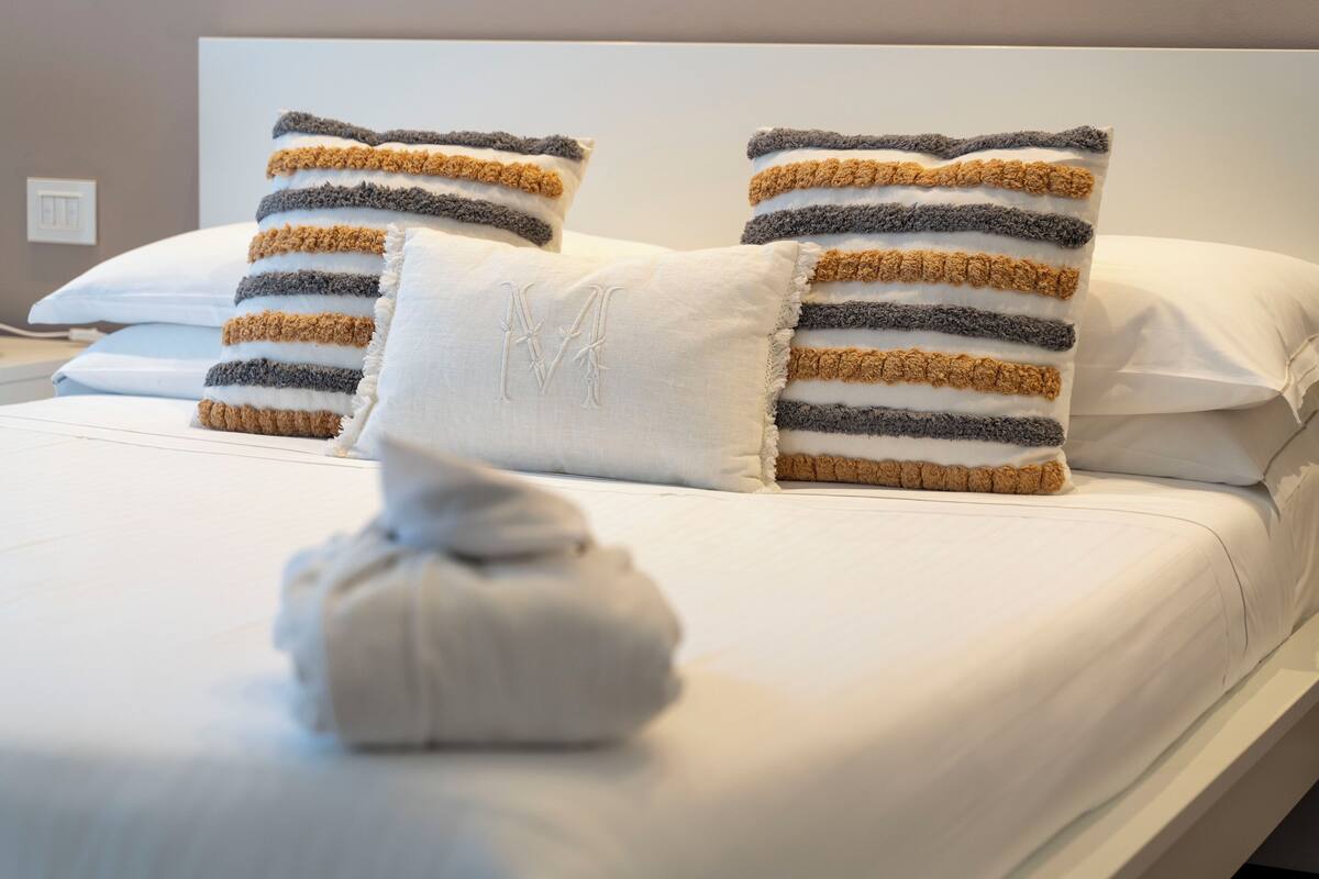 經典公寓 | 1 間臥室、義大利 Frette 床單、高級寢具、羽絨被