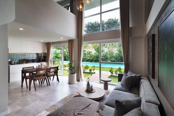 Deluxe Apartment | Private kitchen | Fridge, stovetop, cookware/dishes/utensils - Tropicana Bingin Managed by CPM Bali (Pecatu)