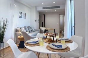 Dining - 2 Riviera Escape Penthouse with Rooftop Terrace (Voula)