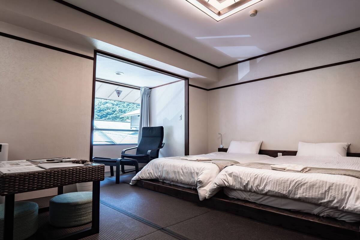 舒適雙床房, 山景 | 房內夾萬、遮光窗簾/窗簾、免費 Wi-Fi