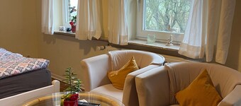 Studio 'Hof Woogebreeg -1-raum' with Private Terrace, Shared Garden and Wi-Fi