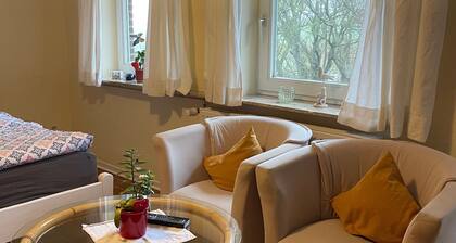 Studio 'Hof Woogebreeg -1-raum' mit privater Terrasse, Gemeinschaftsgarten und Wi-Fi