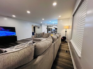 Smart TV, music library, video library, offices