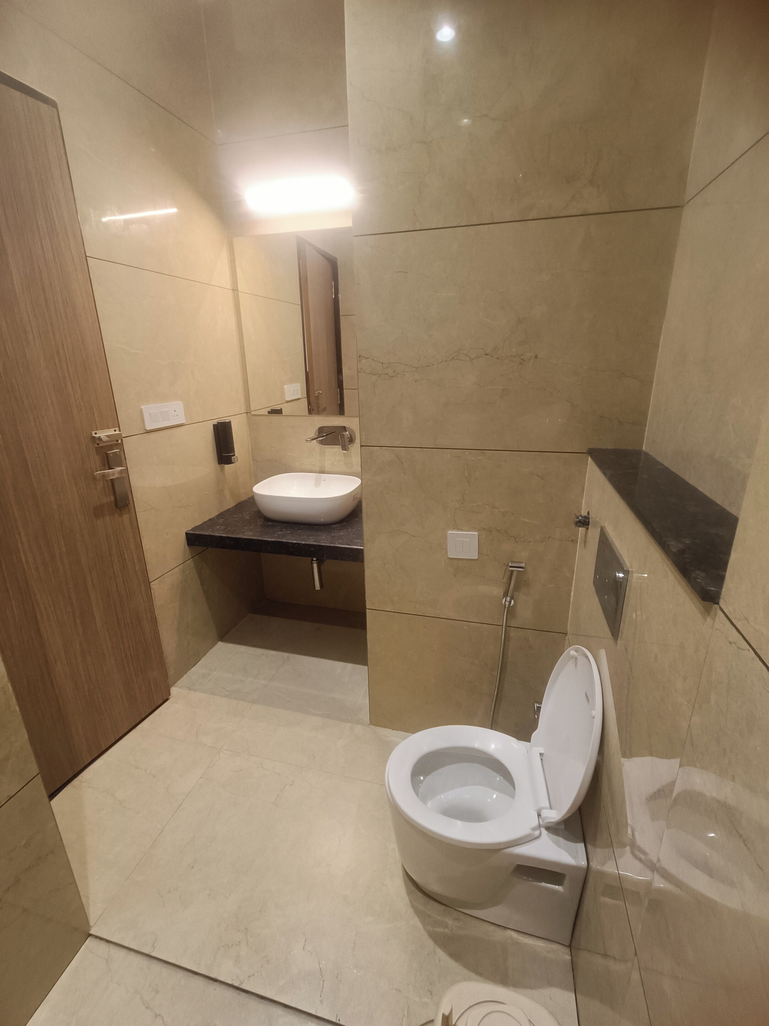 Deluxe-Doppelzimmer, Balkon, Stadtblick | Badezimmer