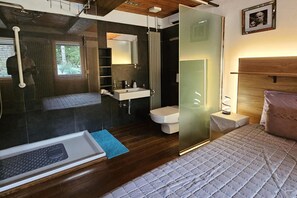 Douche, sèche-cheveux