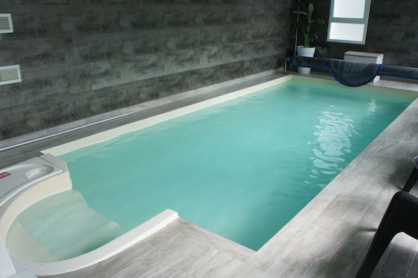 Indoor pool, a heated pool