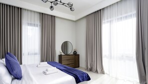 Luxury-Apartment, Balkon, Strandblick