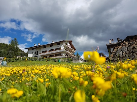 Vista frontal de la propiedad