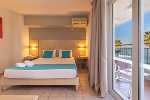Double or Twin Room, Balcony, Sea View | In-room safe, free WiFi, bed sheets - Kos City Sunstone (Kos)