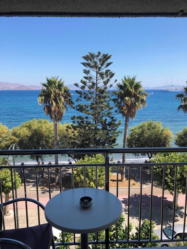 Double or Twin Room, Balcony, Sea View | Balcony view