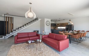 Interior - Modern Private Villa with Whirlpool, Sauna, Pool, and Sea View Near Novigrad (Novigrad)