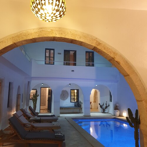 Amazing Riad in Djerba in the heart of one UNESCO world heritage village