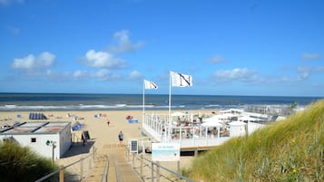 Vlak bij het strand