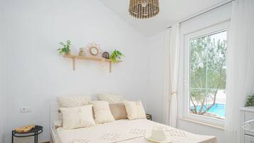 1 bedroom, in-room safe, iron/ironing board, travel crib