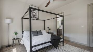 4 bedrooms, iron/ironing board, travel crib, WiFi