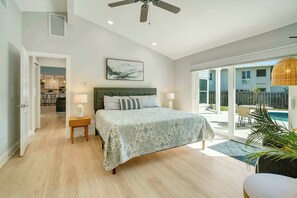 4 bedrooms, iron/ironing board, travel crib, WiFi